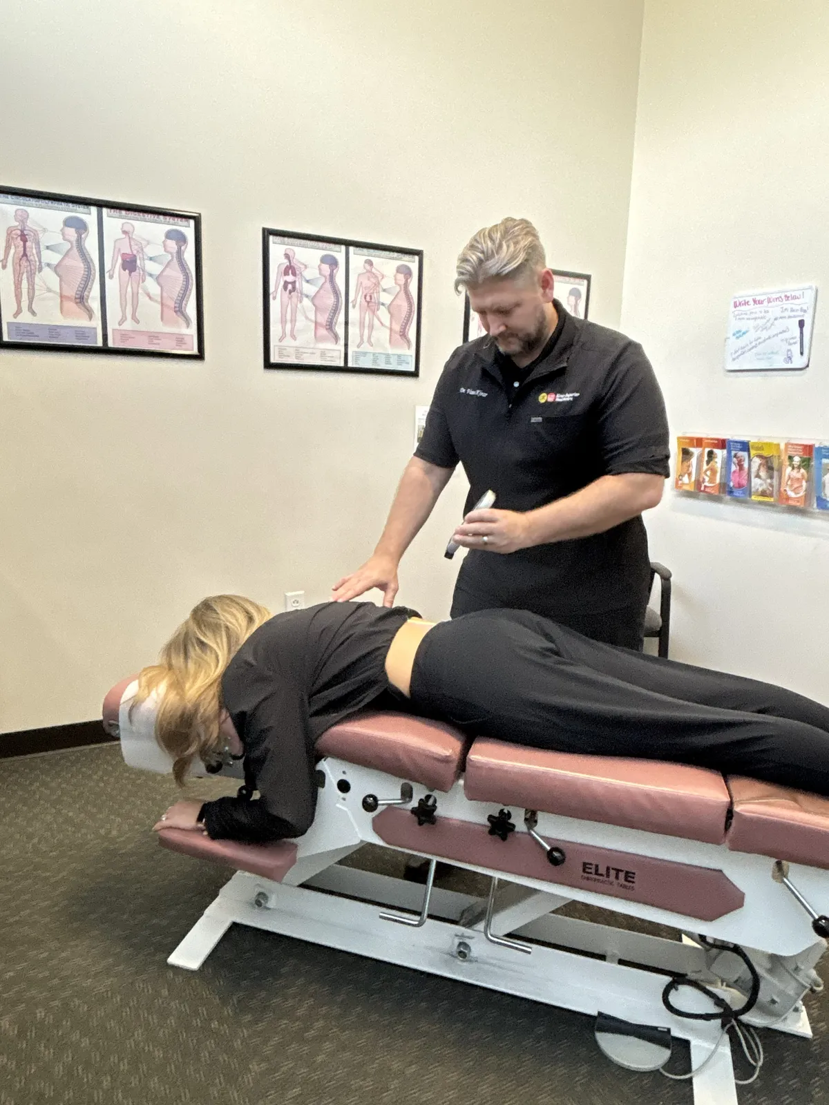 Chiropractic adjustment spinal manipulation back pain relief in Ladson, SC