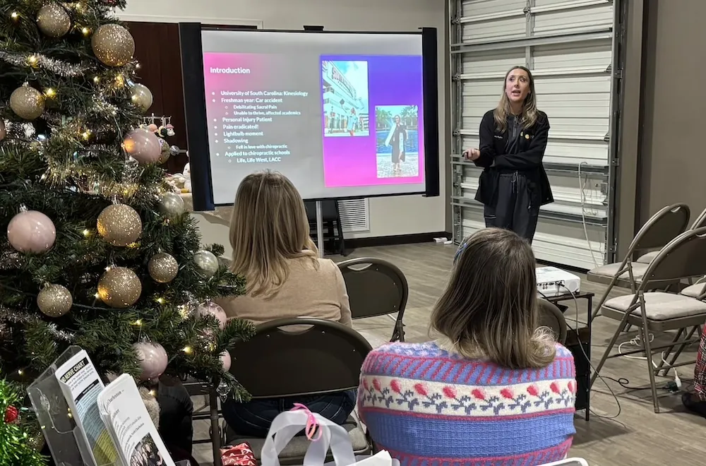 Health presentation at a Kirar Superior Healthcare event